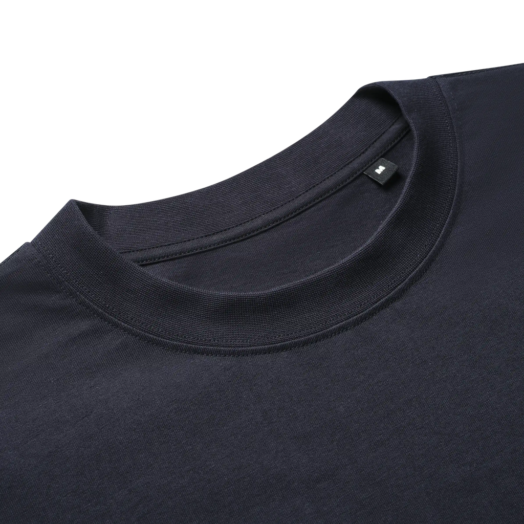 The christmas evening, yellow on dark blue, shirt