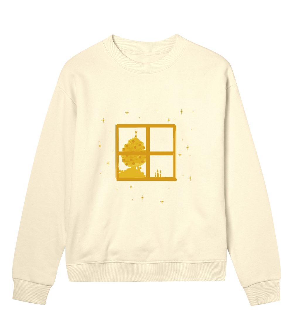 The christmas evening, yellow on yellow