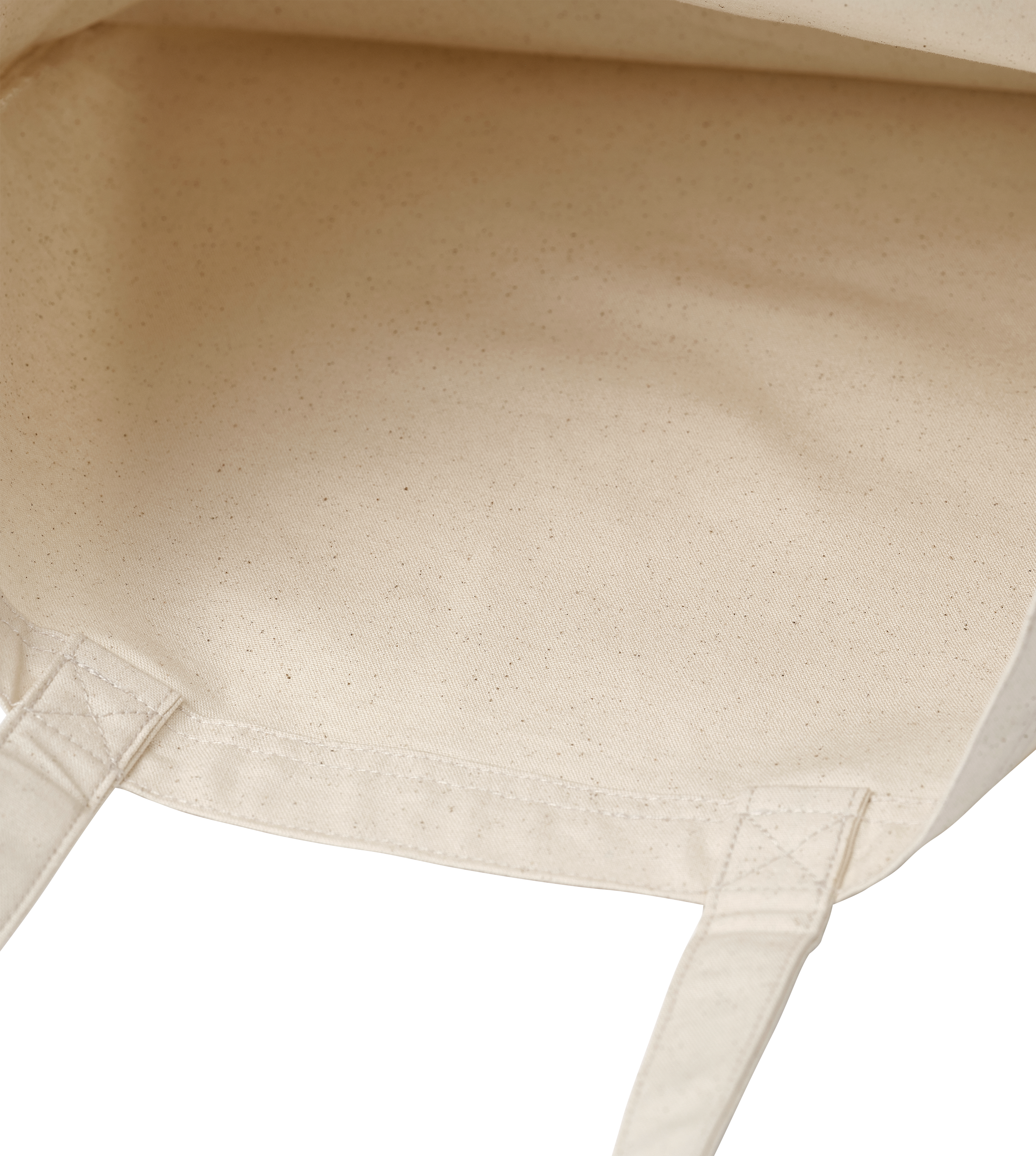 The christmas shopper, blue on natural white